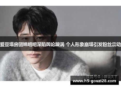 爱豆塌房团姚明明深陷舆论漩涡 个人形象崩塌引发粉丝震动 爱豆塌房团姚明明深陷舆论漩涡 个人形象崩塌引发粉丝震动